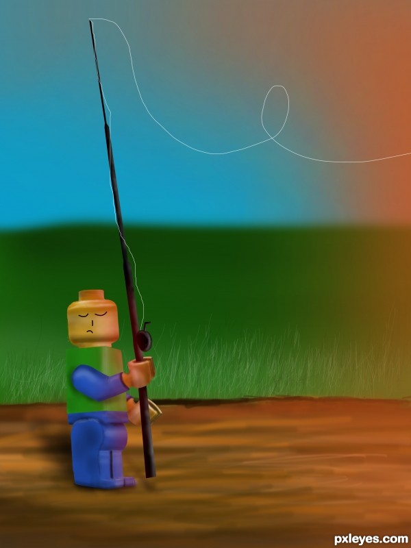 Creation of lego fishing: Final Result